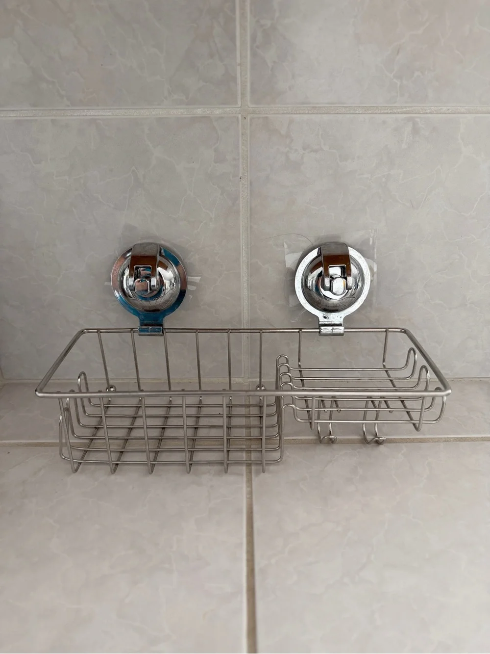 Stainless Steel Suction Cup Shower Caddy